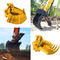 Rastrillo durable de la silvicultura para el excavador, excavador Rake Bucket For Hitachi Zx200 Zx300 de Q355B