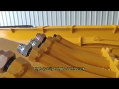 PC130 Excavadora de tres secciones de alto alcance con brazo de empuje 24-27T