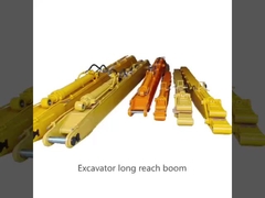 Excavador largo Booms del alcance