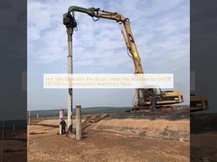 Venta en caliente de excavadora de pieles Boom Sheet Pile Machine para SH200 HD700 para piezas de maquinaria de construcción