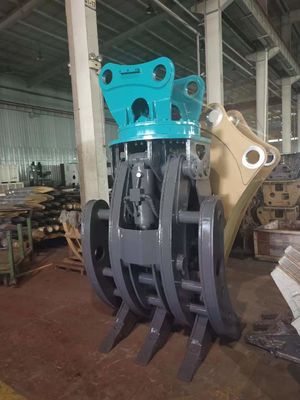 25-30T excavador durable Hydraulic Log Grapple para el  de SANY DOOSAN KOMATSU