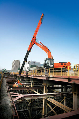 Brazo telescópico de excavadora retráctil de construcción para Hitachi ZX330 Volvo Ec480