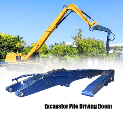 Excavador costero Pile Driving Boom los 2.3mx1.6mx2.2m 7,5 toneladas de 400RPM para CAT Kobelco