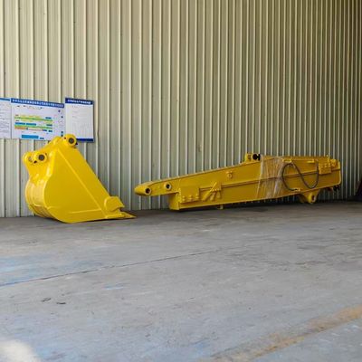 El brazo deslizante telescópico de la excavadora Q355B