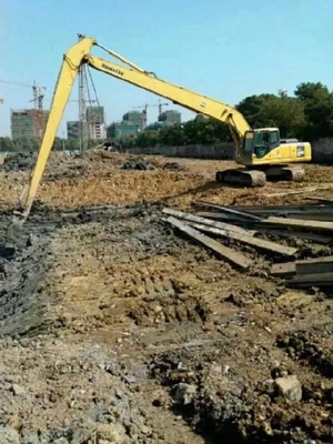 auge largo del alcance del brazo del excavador pc130 del excavador tres de las secciones del brazo largo de la demolición