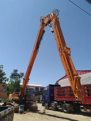 Excavadoras de tres secciones Boom de demolición para gatos Hitiachi Komatsu Etc.