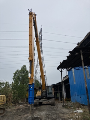 Excavadoras de tres secciones Boom de demolición para gatos Hitiachi Komatsu Etc.