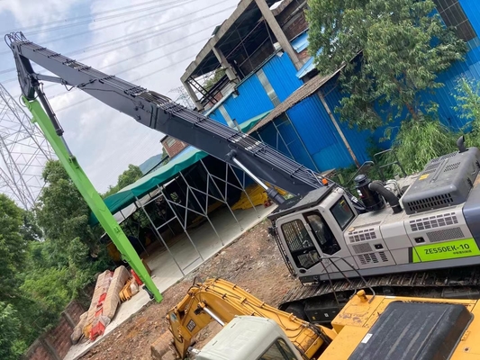 Excavadoras de tres secciones Boom de demolición para gatos Hitiachi Komatsu Etc.