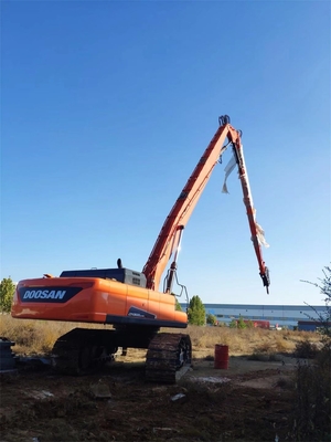 Excavadoras de tres secciones Boom de demolición para gatos Hitiachi Komatsu Etc.