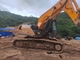 Artículo material corto amarillo de Tunnel Boom Q355B del excavador CX210