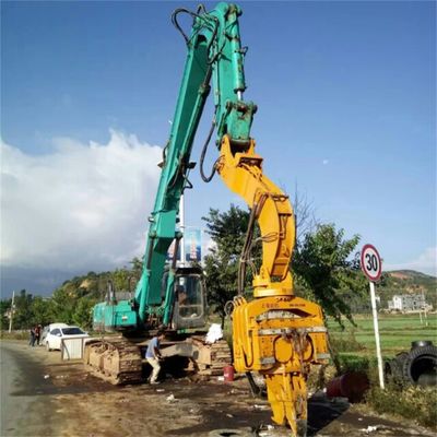 Excavador material 47-52T Pile Driver Attachment de Q355B para  HITACHI KOMATSU DOOSAN de SANY