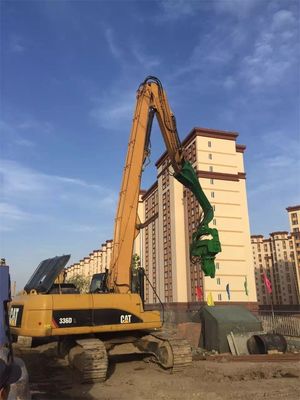 Excavador material 47-52T Pile Driver Attachment de Q355B para  HITACHI KOMATSU DOOSAN de SANY