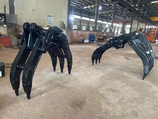 Gancho agarrador mecánico antiusura para el excavador, gancho agarrador del CE de  Jcb Liebherr Scrap Metal