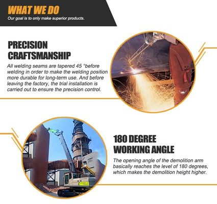 Excavador Long Reach Boom de la demolición de Q355B Q690D para