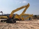 El CE aprobó el auge y el brazo largos del alcance del excavador los 24m de Hyundai para R450