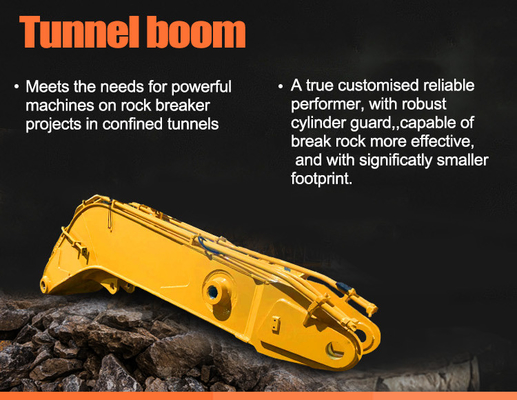 Excavadora de alta resistencia boom de túnel corto boom excavadora de largo alcance brazo para excavadora para gato hitachi komatsu zoomlion