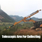 Tamaño personalizado, brazo de extensión telescópico para excavadora CAT320D con garra de rotación de 360 ​​grados, 25 metros