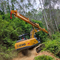 Brazo telescópico del excavador de la silvicultura del manipulador del cuidado del árbol con el garfio