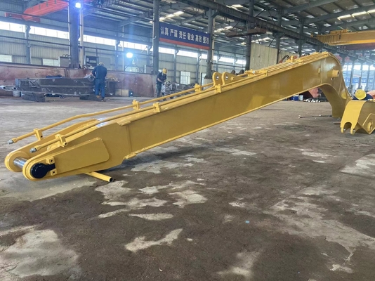 Excavador largo garantizado Dipper Arm 10M-18m With Bucket y cilindro del alcance de la extensión para CAT