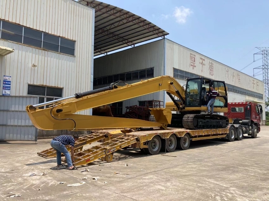 Excavador largo garantizado Dipper Arm 10M-18m With Bucket y cilindro del alcance de la extensión para CAT