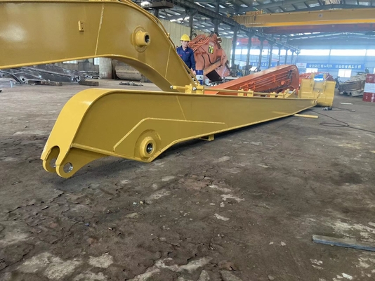 Excavador largo garantizado Dipper Arm 10M-18m With Bucket y cilindro del alcance de la extensión para CAT