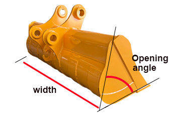 Cubo Q355B NM400 HARDOX500 de la limpieza de la zanja del fango del excavador mínimo de  Komatsu