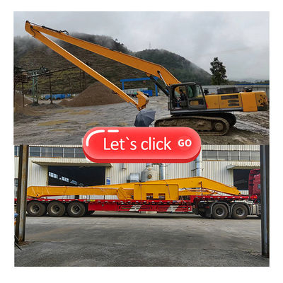 Excavador Long Reach Attachment para el excavador, excavador largo Booms 330 450 del alcance de Q355B