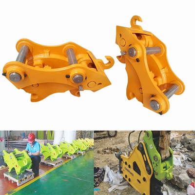 Alta eficacia excavadora de enganche rápido inclinado enganche rápido hidráulico acoplador de enganche rápido acoplador de enganche rápido para gato