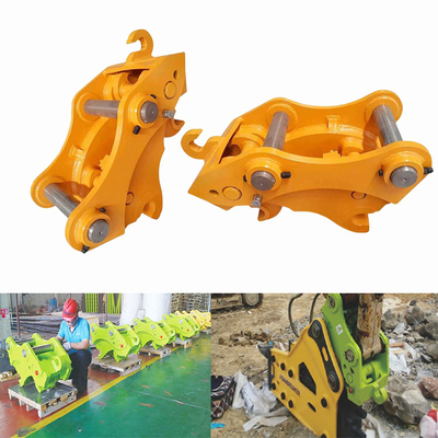 Excavadora segura de alta eficacia acoplador rápido, hidráulico enganche rápido con pines para gatos hitachi komatsu sanny