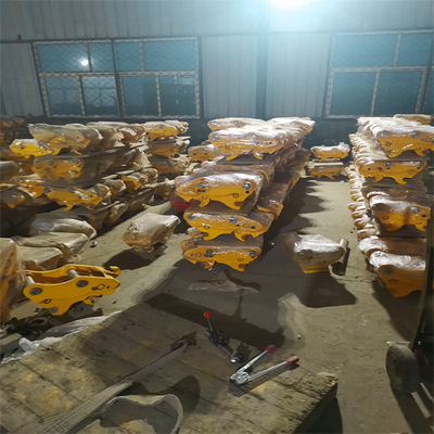 Excavadora segura de alta eficacia acoplador rápido, hidráulico enganche rápido con pines para gatos hitachi komatsu sanny