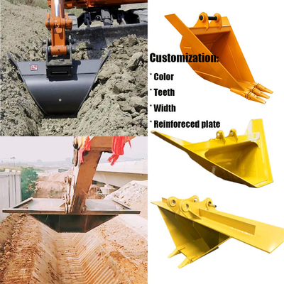 Excavador Bucket, excavador V Bucket Trenching For Sk200 Sk300 de la zanja de Kobelco V