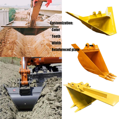 1-2.4cbm excavador V Ditching Bucket For Cat330 Zx200 Pc220