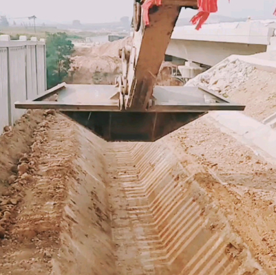 1-2.4cbm excavador V Ditching Bucket For Cat330 Zx200 Pc220