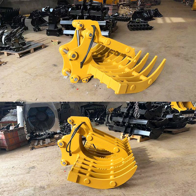 Excavador Rake Bucket, Digger Rake Bucket antiusura de Q355B Nm400