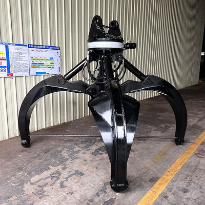 Gancho agarrador hidráulico de la roca de Pc360 300 Zx220, excavador Rotating Grab de 360 grados giratorios