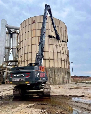 20m 21m 24m Boom de demolición de alto alcance para excavadora excavadora demolición de alto alcance Sanny Hitachi Komatsu Cat