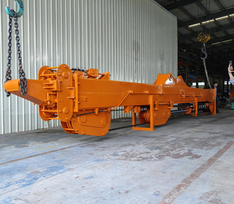 Excavador largo Telescopic Dipper Arm del alcance y auge para la construcción PC360 los 30M