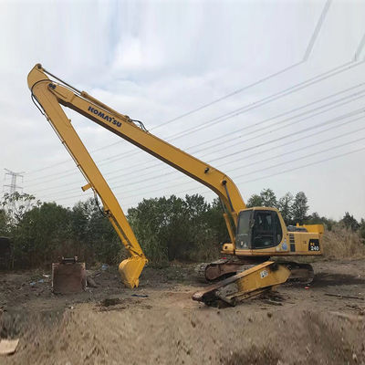 Q355B Excavadora Long Boom 16m 18m con dos toneladas de peso contador adicional para 320D