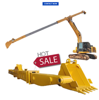 Alcance largo robusto de Telescopic Boom el 14m del excavador CAT320 con el cubo resistente