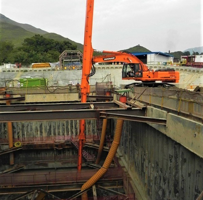 Excavadora telescópica de alta eficacia para excavar más profundamente