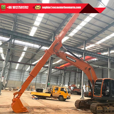 Excavadora de color personalizada Boom telescópico Capacidades de excavación profunda 0.2-1cbm Capacidad de cubo