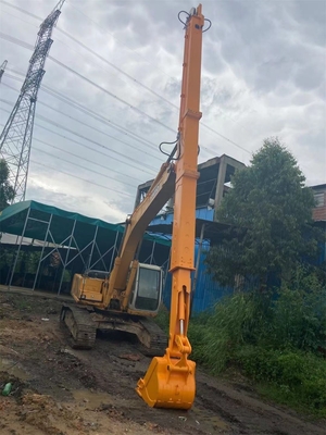 10-36 Ton Excavator Telescopic Boom y brazo 25 metros de lucha contra la erosión para Hitachi KOMATSU Kobelco Doosan