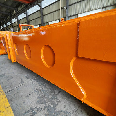 5748kg excavador largo Telescopic Boom Arm con la cubierta para Hitachi/