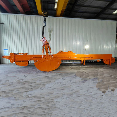 Excavadora roja de 20 toneladas Excavadora de brazos telescópicos Tres secciones Excavadora telescópico Boom para Hitachi Komatsu