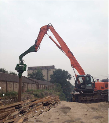 Excavadora profesional conductor de pila fijación para excavadoras excavadora de largo alcance excavadora de brazo largo de boom para la venta