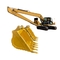 2m3 Sk500 Excavadora Gran cubo amarillo o requerido por el cliente, cubo GP para el brazo de largo alcance