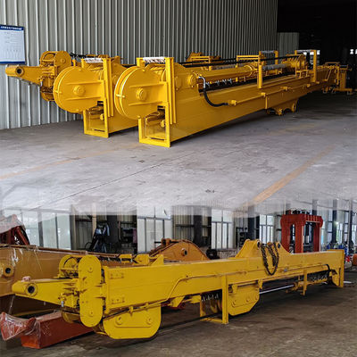 Clamshell Brazo telescópico de largo alcance Boom 20m 25m 30m Para el gato Hitachi Komatsu
