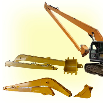 Tuberías adicionales opcionales de CAT320 PC200 ZX300 20-50 Ton Excavator Long Arm With