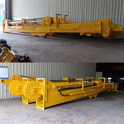 Excavadora de tres secciones con brazo telescópico para Komatsu  Hitachi Kato