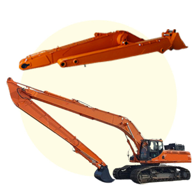 Tuberías adicionales opcionales de CAT320 PC200 ZX300 20-50 Ton Excavator Long Arm With